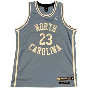 Michael Jordan North Carolina #23 Jordan Branded Jersey Size Large